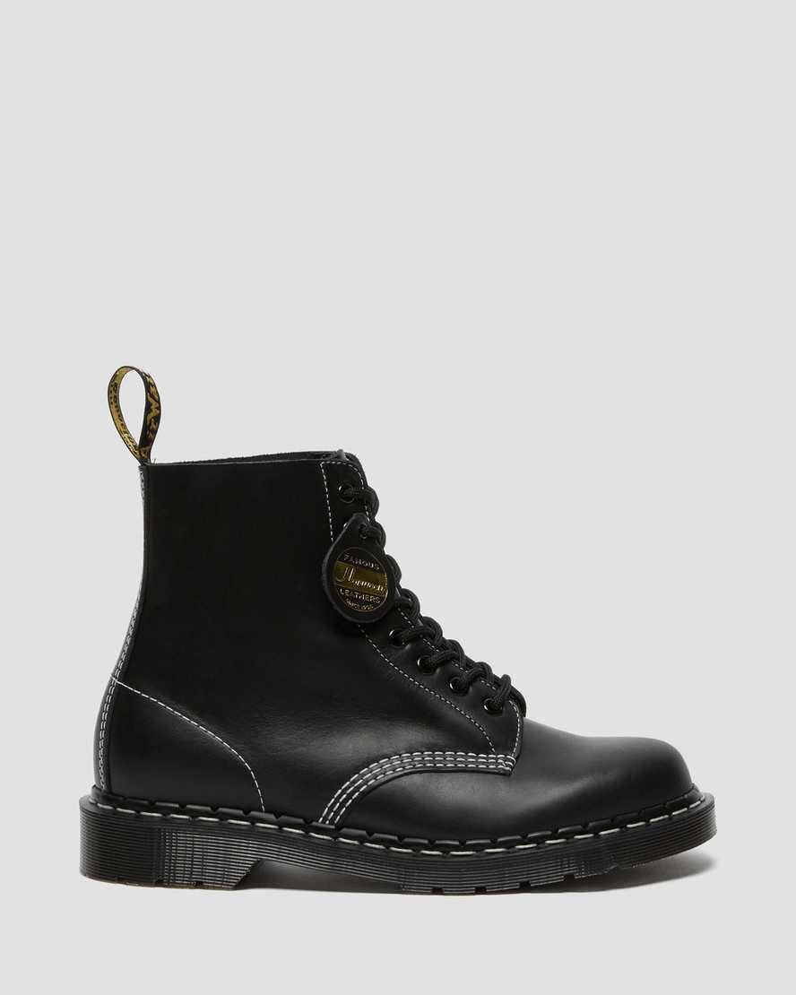 schwarze dr. martens 1460 pascal cavalier damen-schnürstiefel