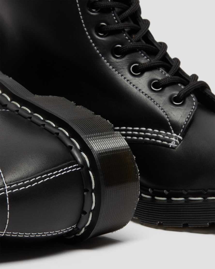 schwarze dr. martens 1460 pascal cavalier damen-schnürstiefel