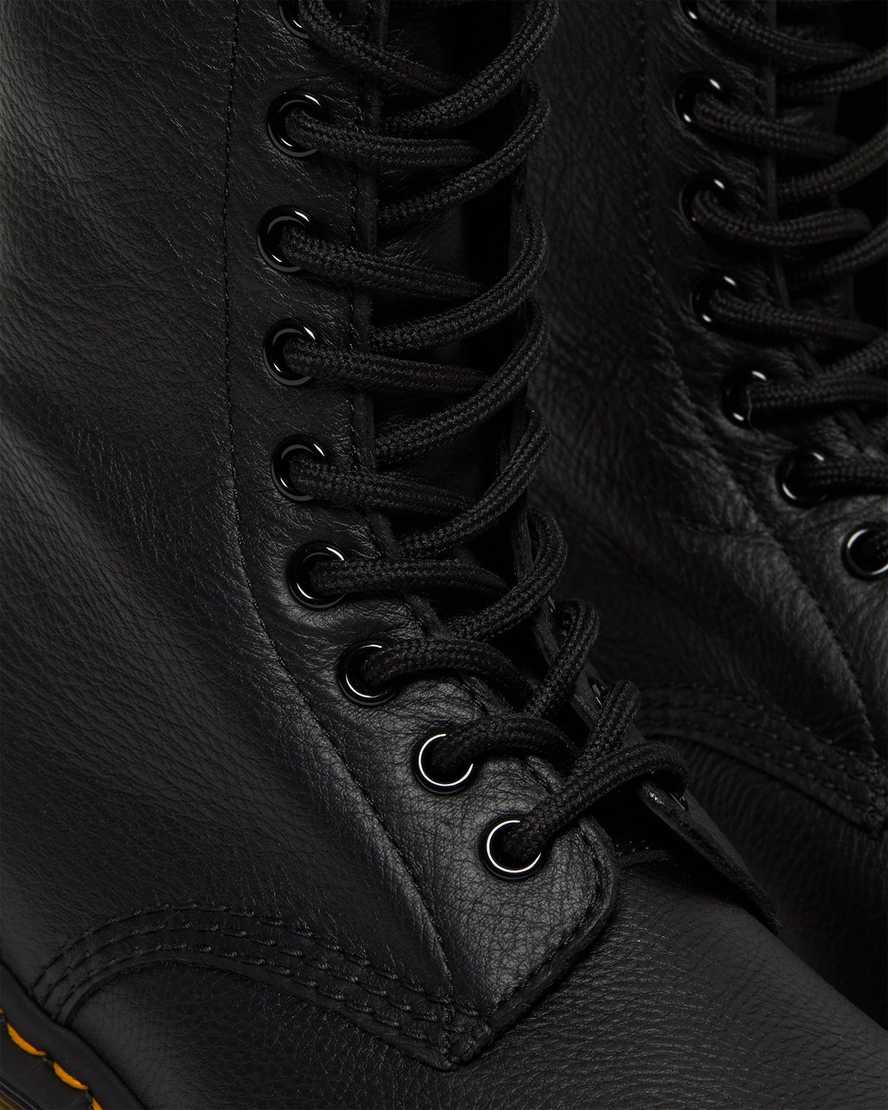 schwarze dr. martens 1490 virginia damenstiefel mittelhoch
