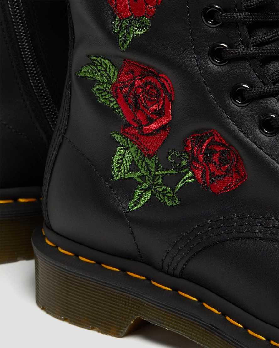 schwarze dr. martens 1914 vonda damenstiefel mittelhoch.