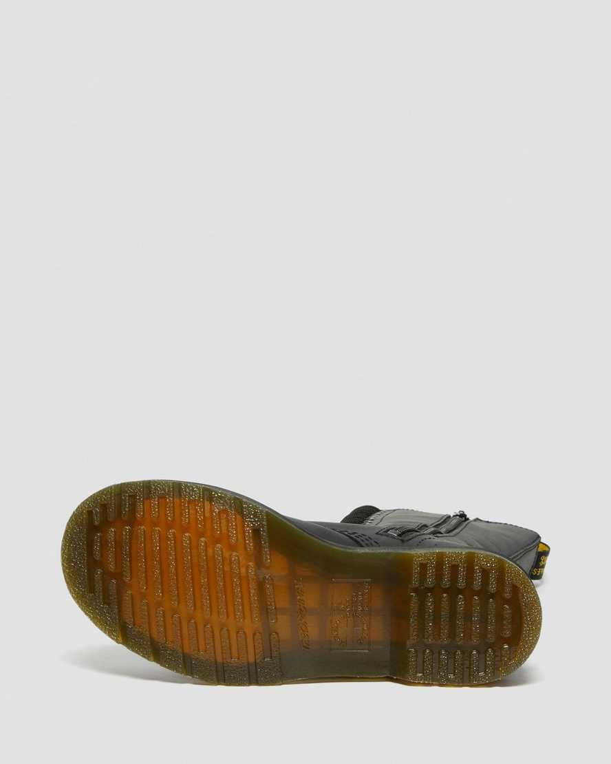 schwarze dr. martens 1914 vonda damenstiefel mittelhoch.