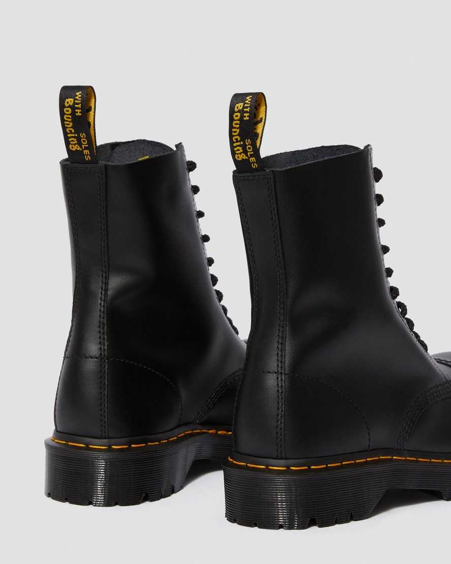 schwarze dr. martens 8761 bxb damenstiefel mittelhoch