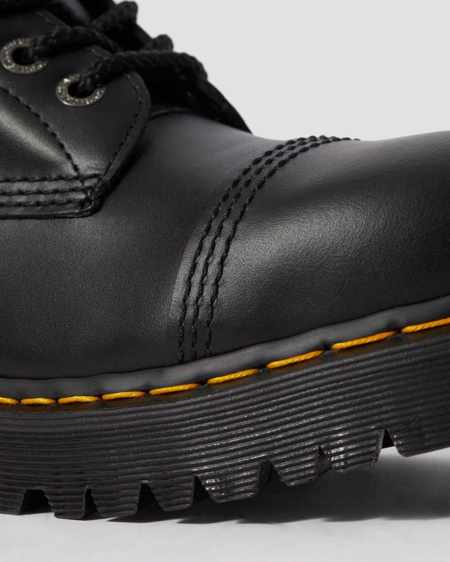 schwarze dr. martens 8761 bxb damenstiefel mittelhoch
