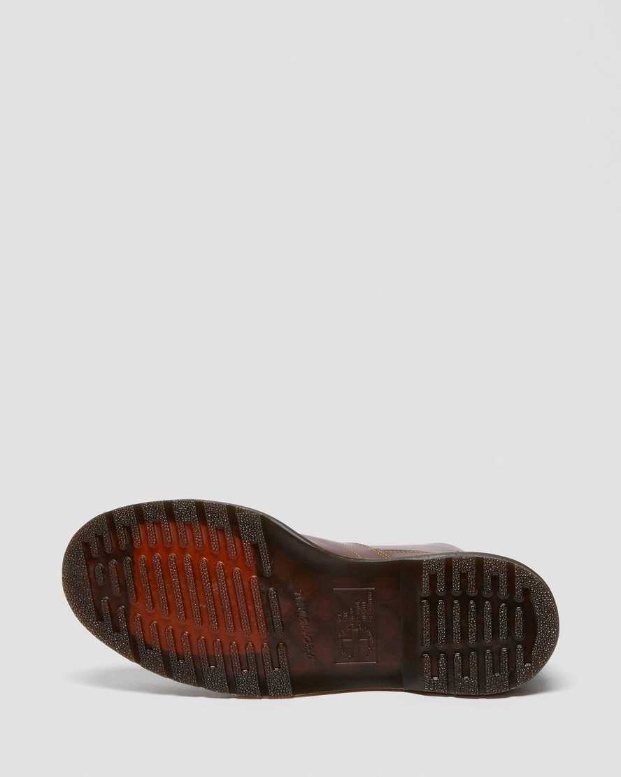 burgunderrote dr. martens church vintage damen-monkey-boots