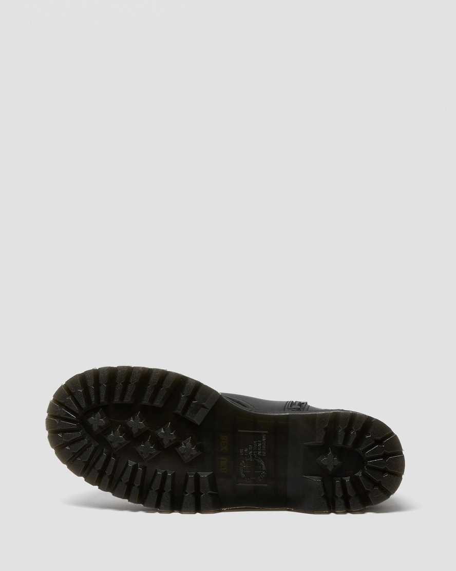 schwarze dr. martens jadon ii mono damen-plateaustiefel