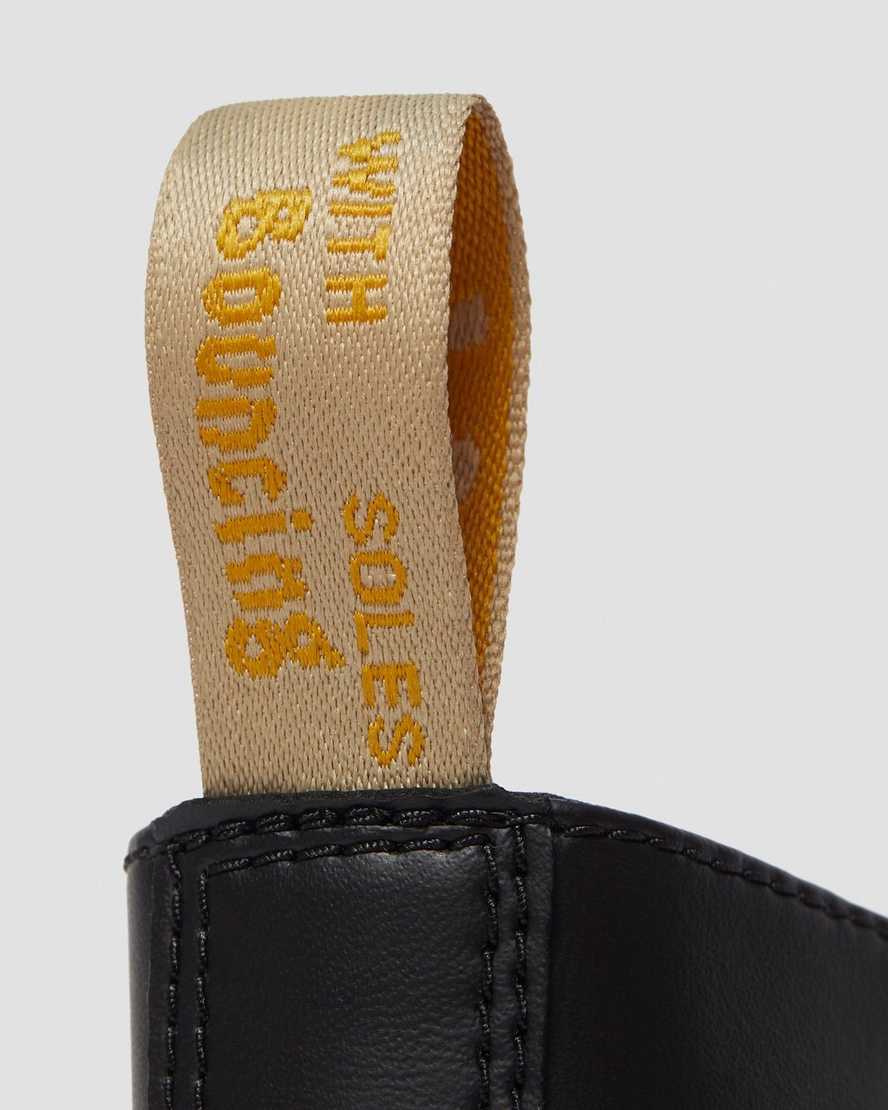 schwarze dr. martens jadon ii mono damen-plateaustiefel