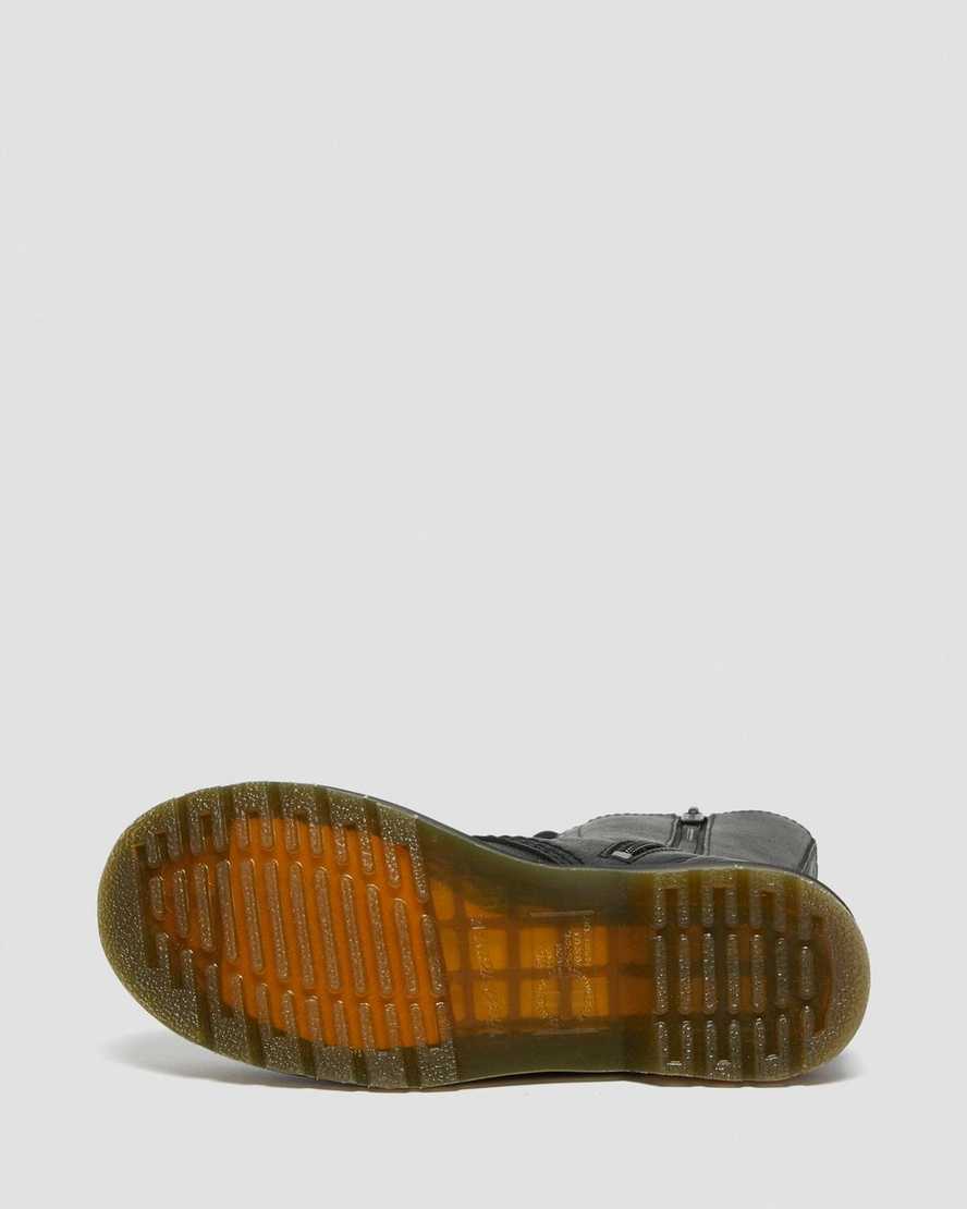 schwarze dr. martens 1b99 virginia damenstiefel hohe ausführung