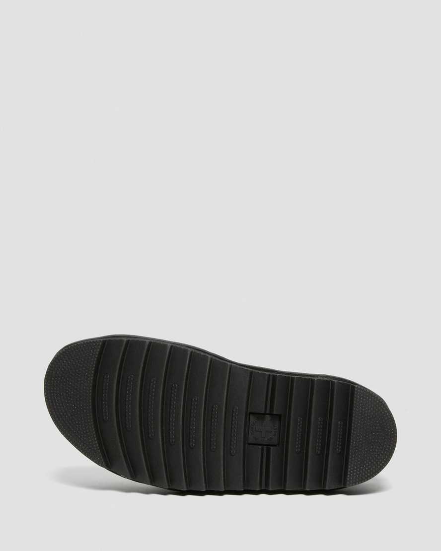 schwarze dr. martens blaire brando gladiator-sandalen für damen