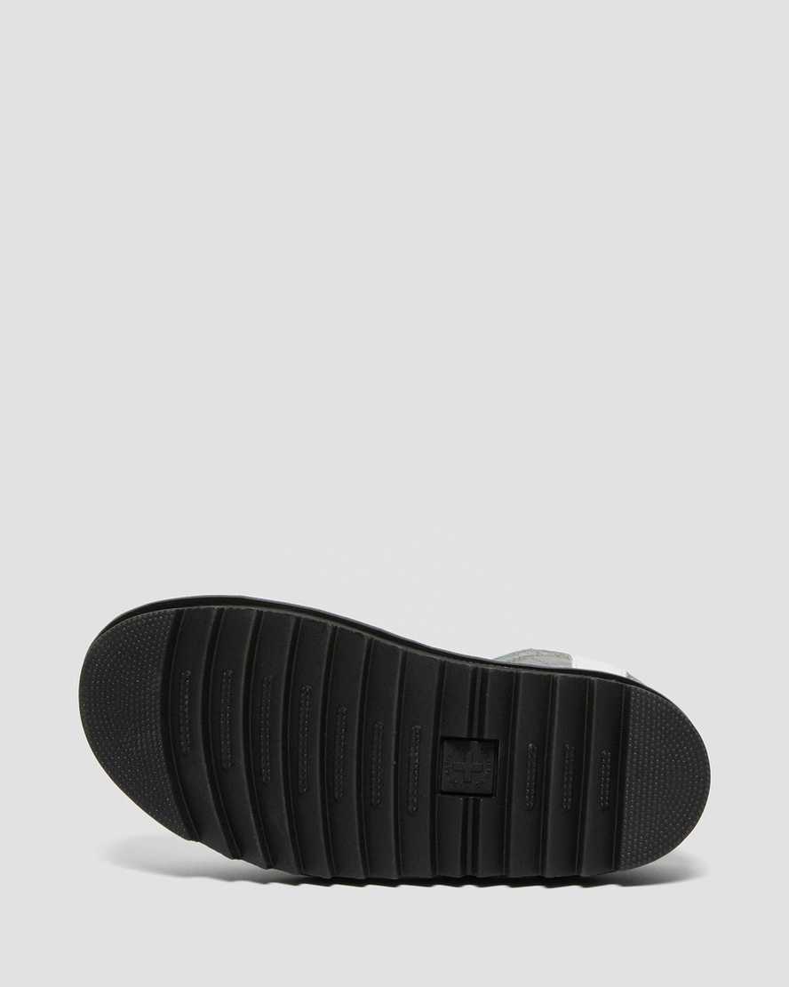 weiße dr. martens blaire hydro gladiator-sandalen für damen