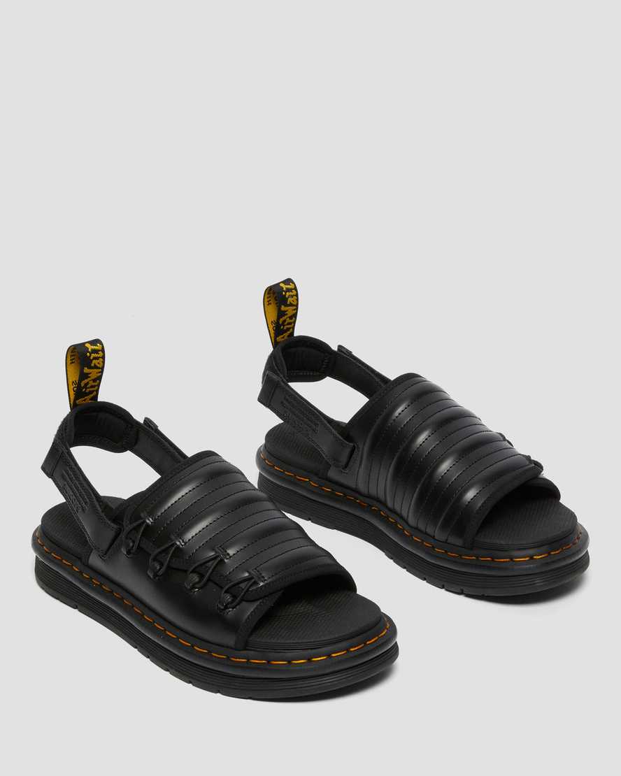 schwarze dr. martens mura suicoke damensandalen
