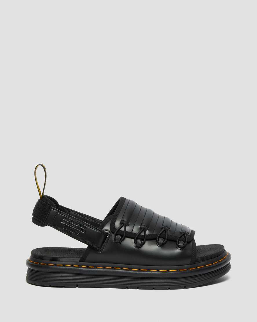 schwarze dr. martens mura suicoke damensandalen