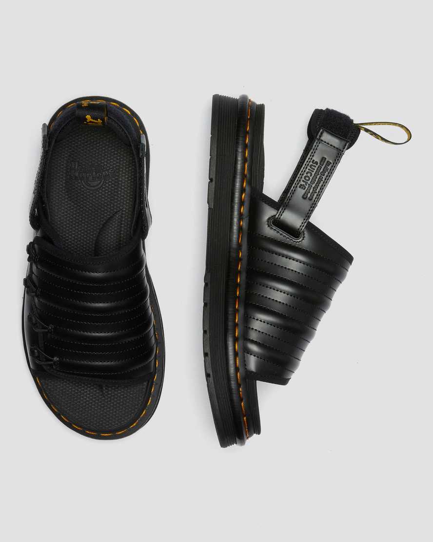 schwarze dr. martens mura suicoke damensandalen