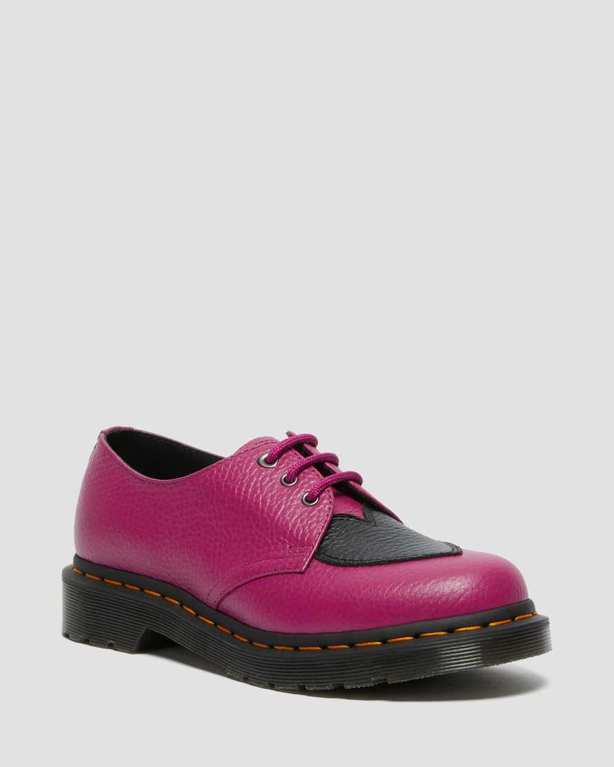 pinkfarbene dr. martens 1461 amore damen-oxfordschuhe