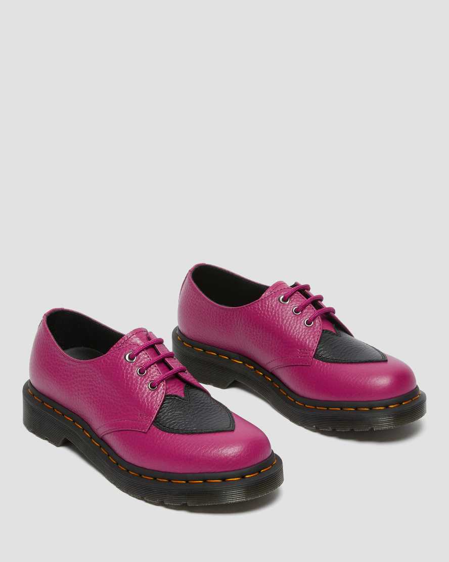 pinkfarbene dr. martens 1461 amore damen-oxfordschuhe