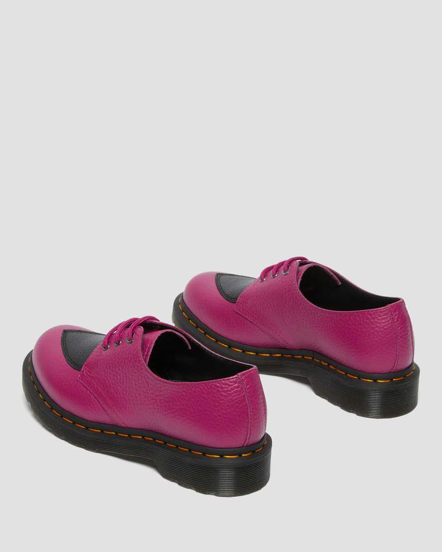 pinkfarbene dr. martens 1461 amore damen-oxfordschuhe