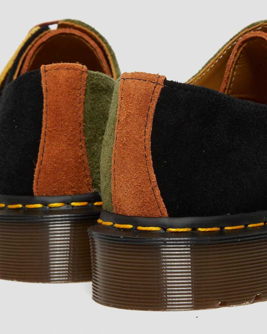 dr. martens 1461 damen-oxfordschuhe braun-schwarz hergestellt in england