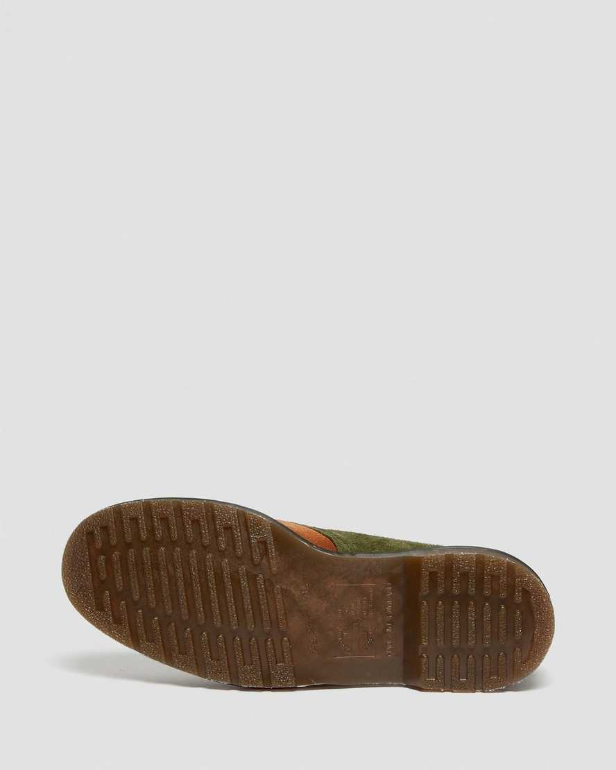 dr. martens 1461 damen-oxfordschuhe braun-schwarz hergestellt in england