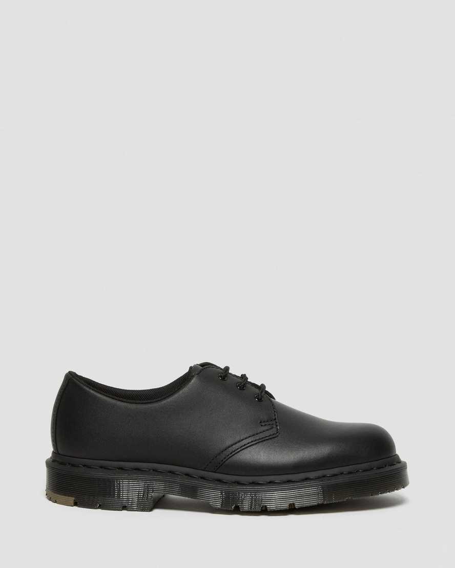 schwarze dr. martens 1461 mono rutschfeste damen-oxfordschuhe
