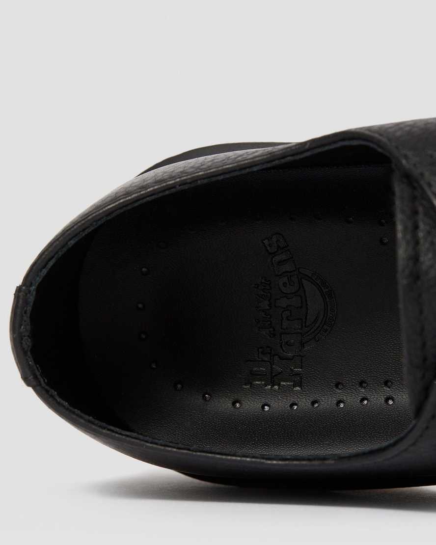 schwarze dr. martens 1461 virginia damen-oxfordschuhe