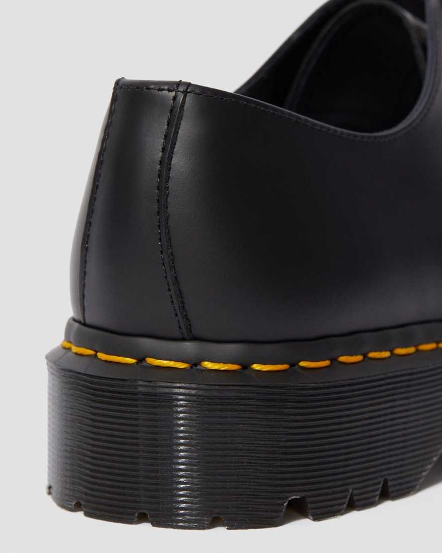 schwarze dr. martens 1461 bex smooth damen-oxfordschuhe
