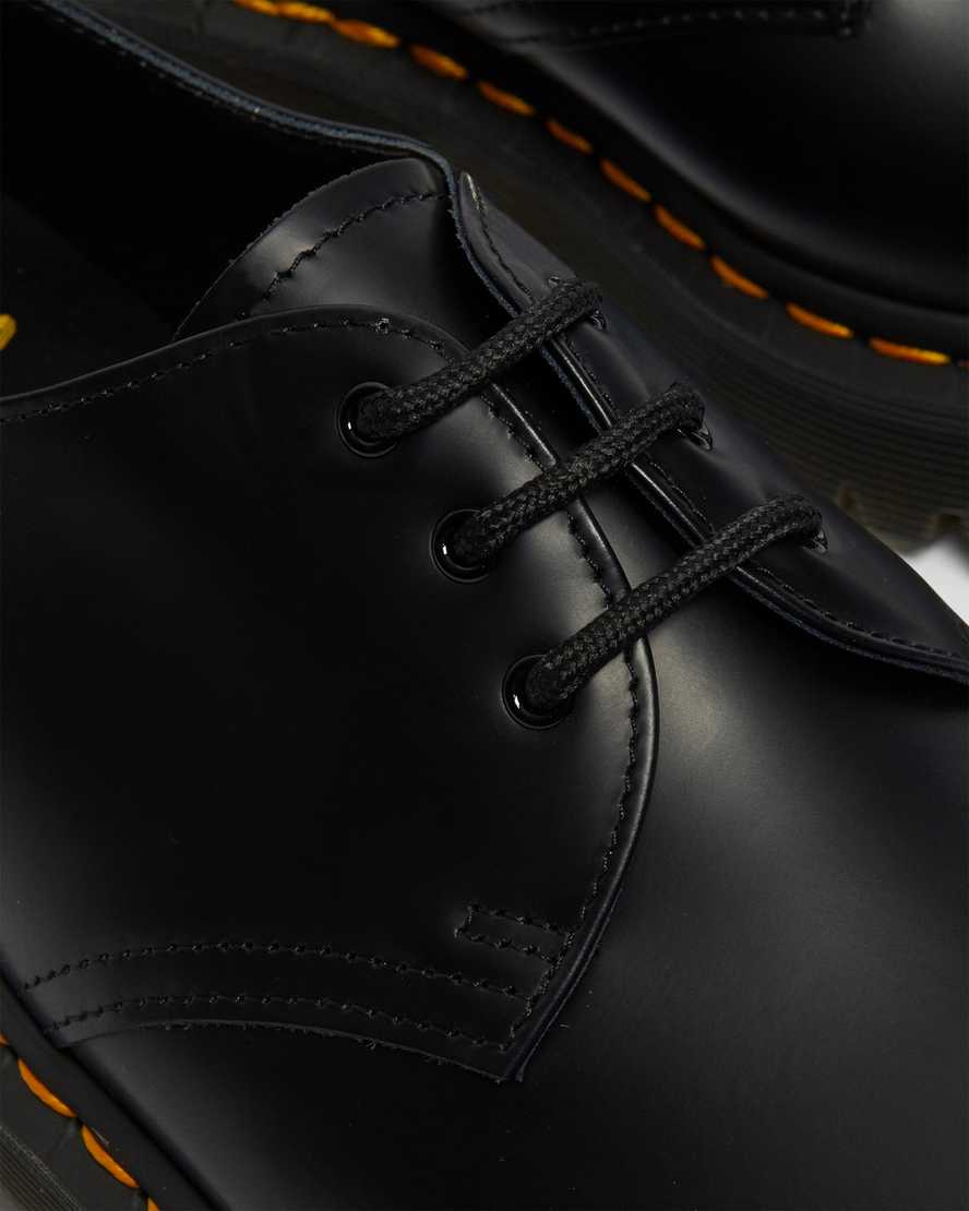 schwarze dr. martens 1461 bex smooth damen-oxfordschuhe