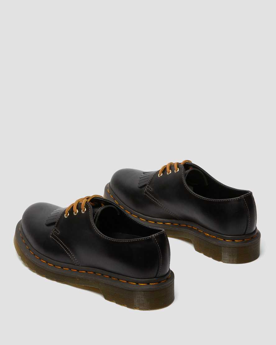 schwarze dr. martens 1461 abruzzo damen-oxfordschuhe