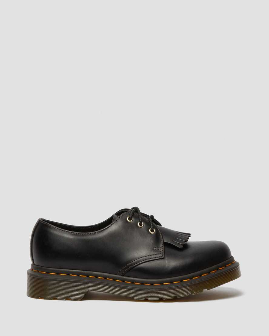 schwarze dr. martens 1461 abruzzo damen-oxfordschuhe
