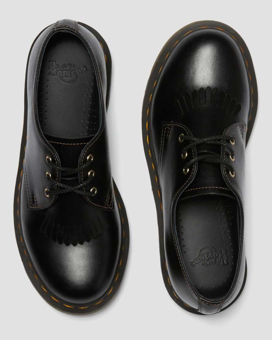 schwarze dr. martens 1461 abruzzo damen-oxfordschuhe