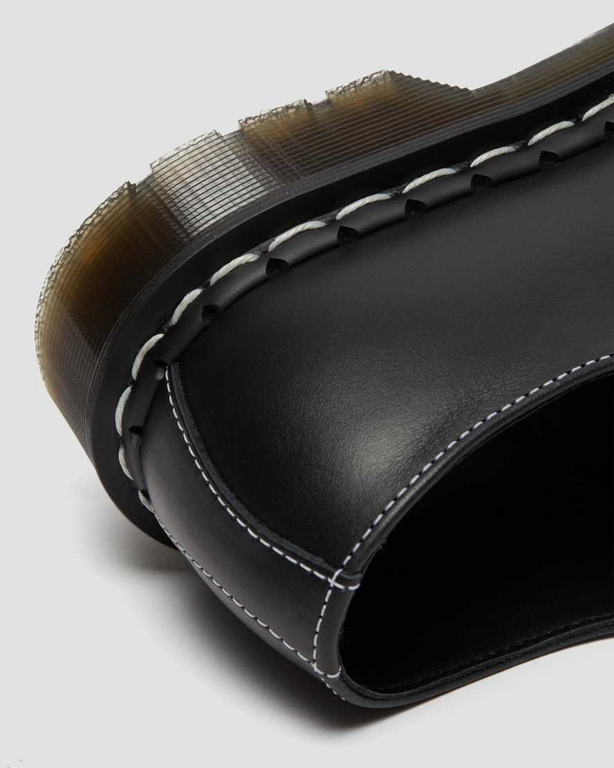 schwarze dr. martens 1461 cavalier damen-oxfordschuhe