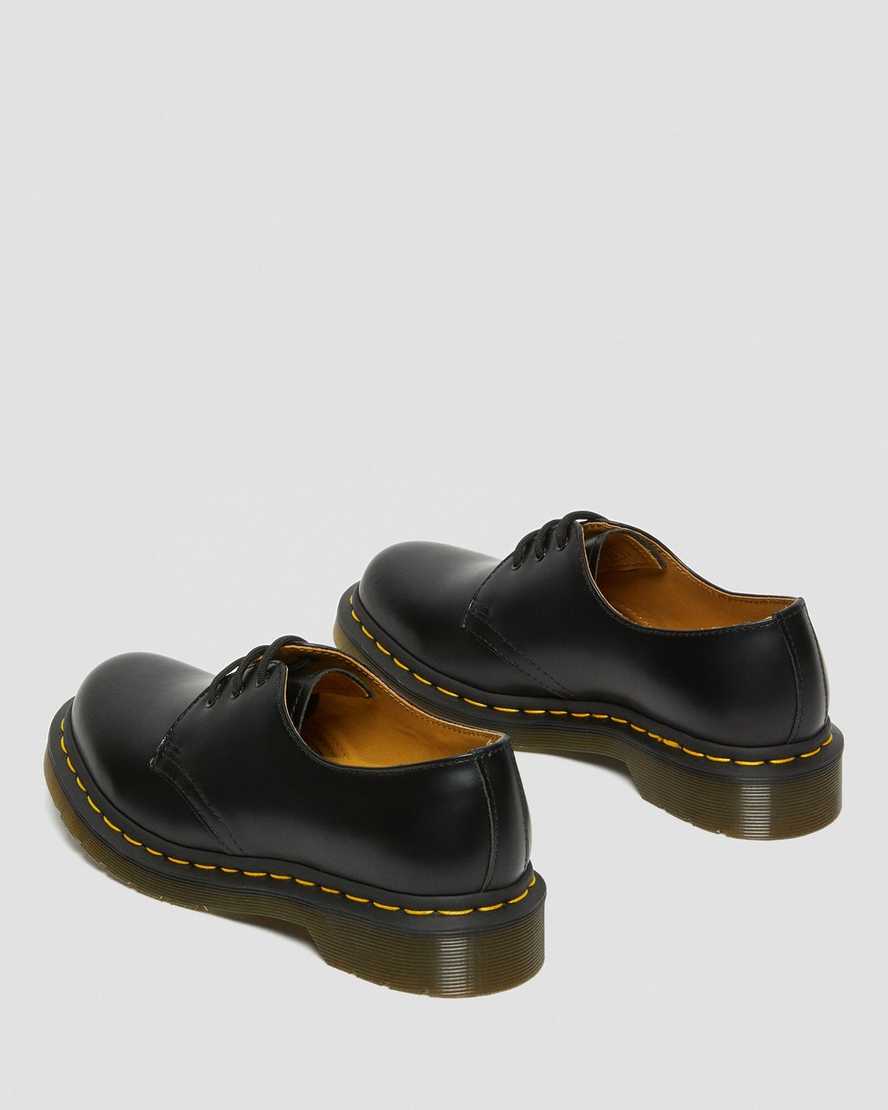 schwarze dr. martens 1461 smooth damen-oxfordschuhe