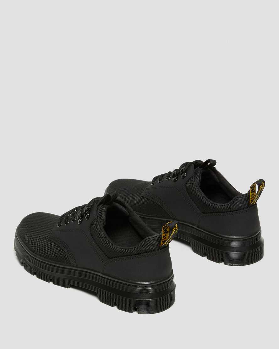 schwarze dr. martens reeder mono damen-utility-schuhe